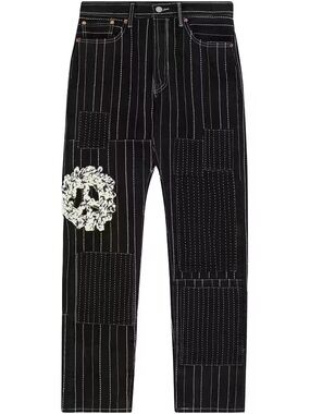 Travis Scott - Denim Tears Peace Patchwork 501 Pant - 34